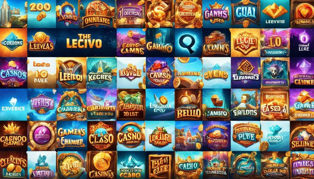 leovegas casino game variety