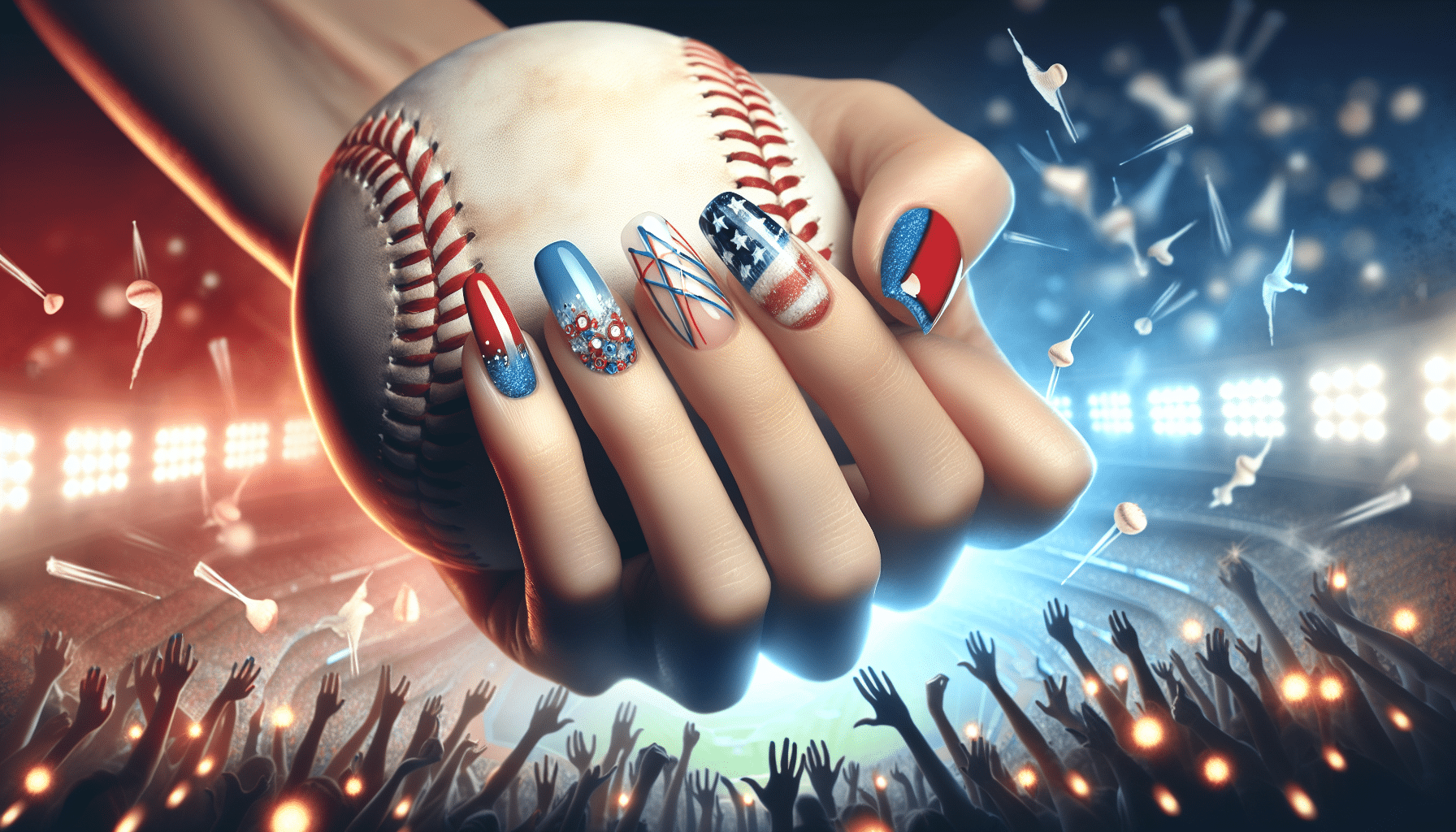 Chelsea Freeman Showcases Dodgers Nail Art for World Series