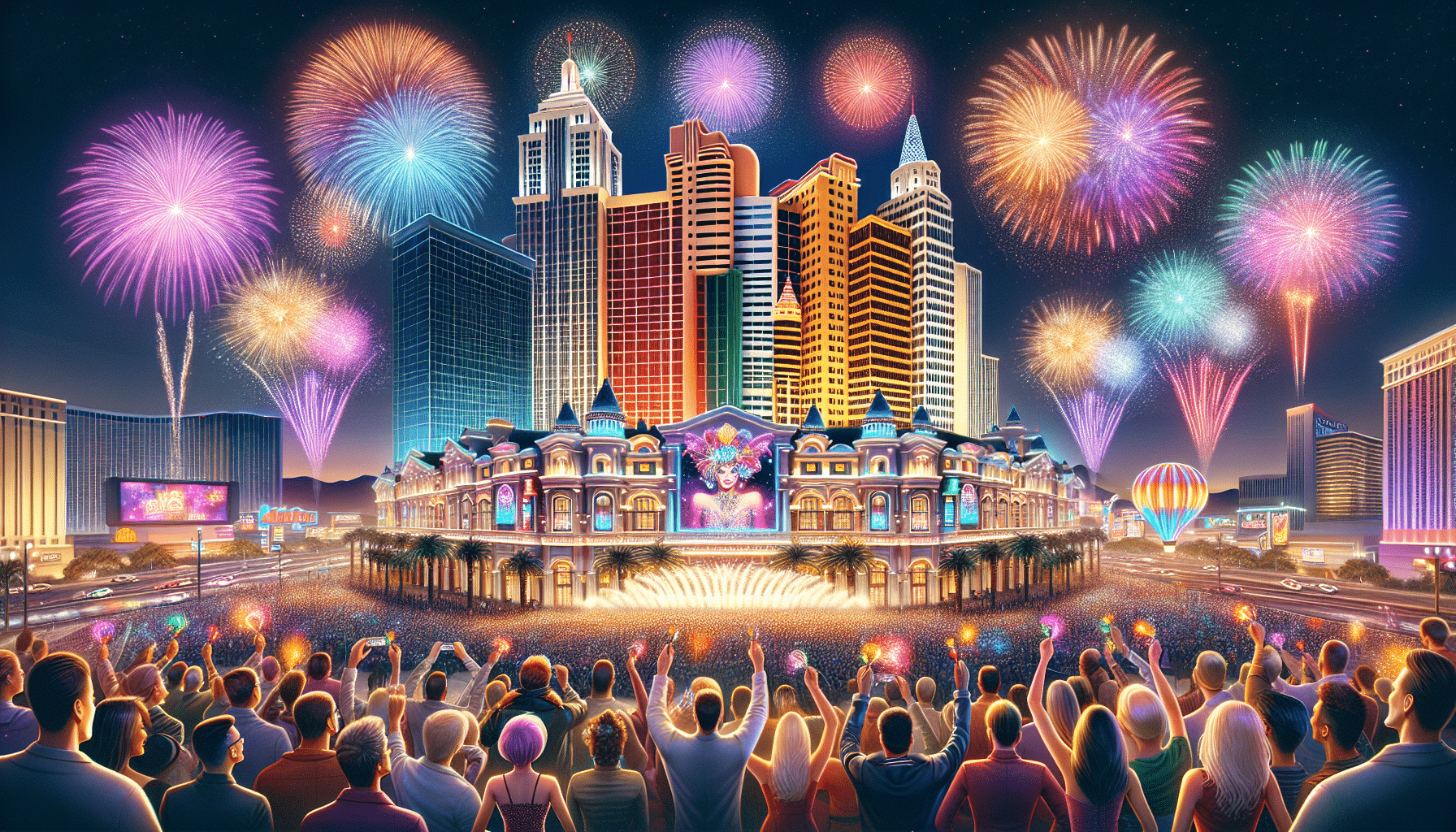 Las Vegas Casino Marks 25th Anniversary with Spectacular Fireworks Display