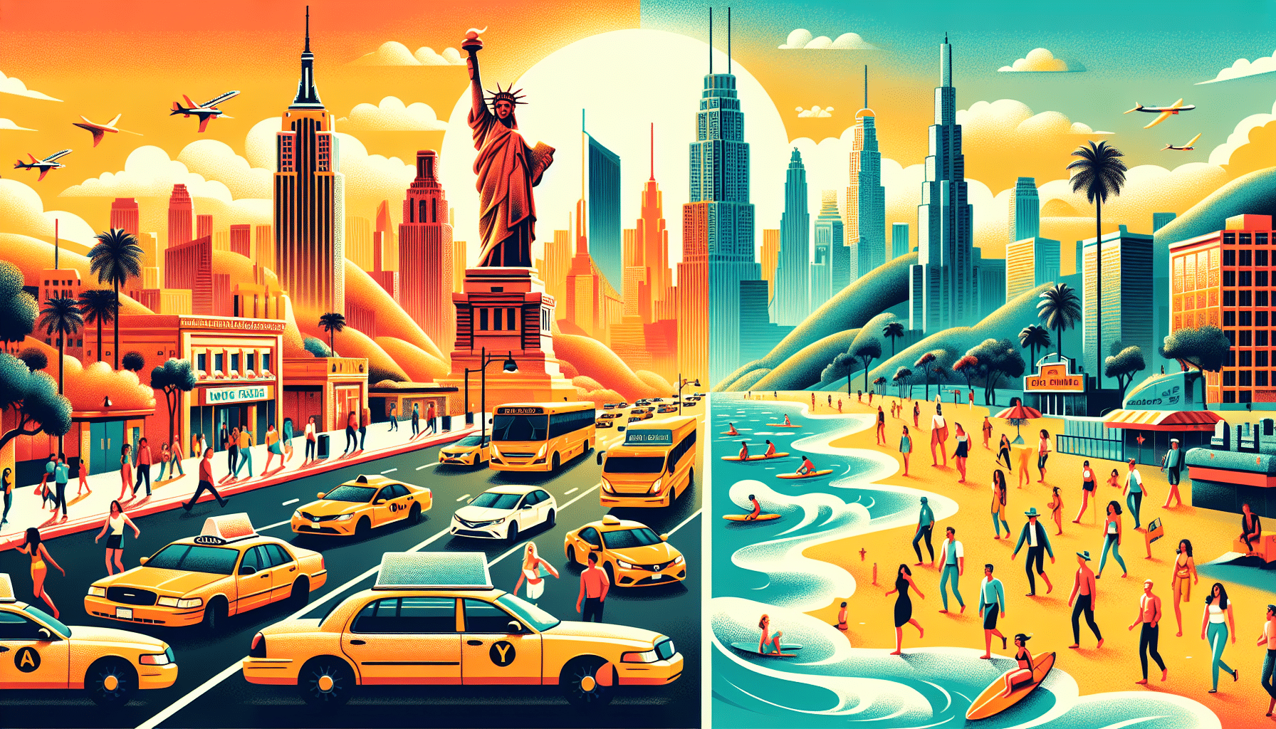 New York vs Los Angeles: A Tale of Two Iconic Cities