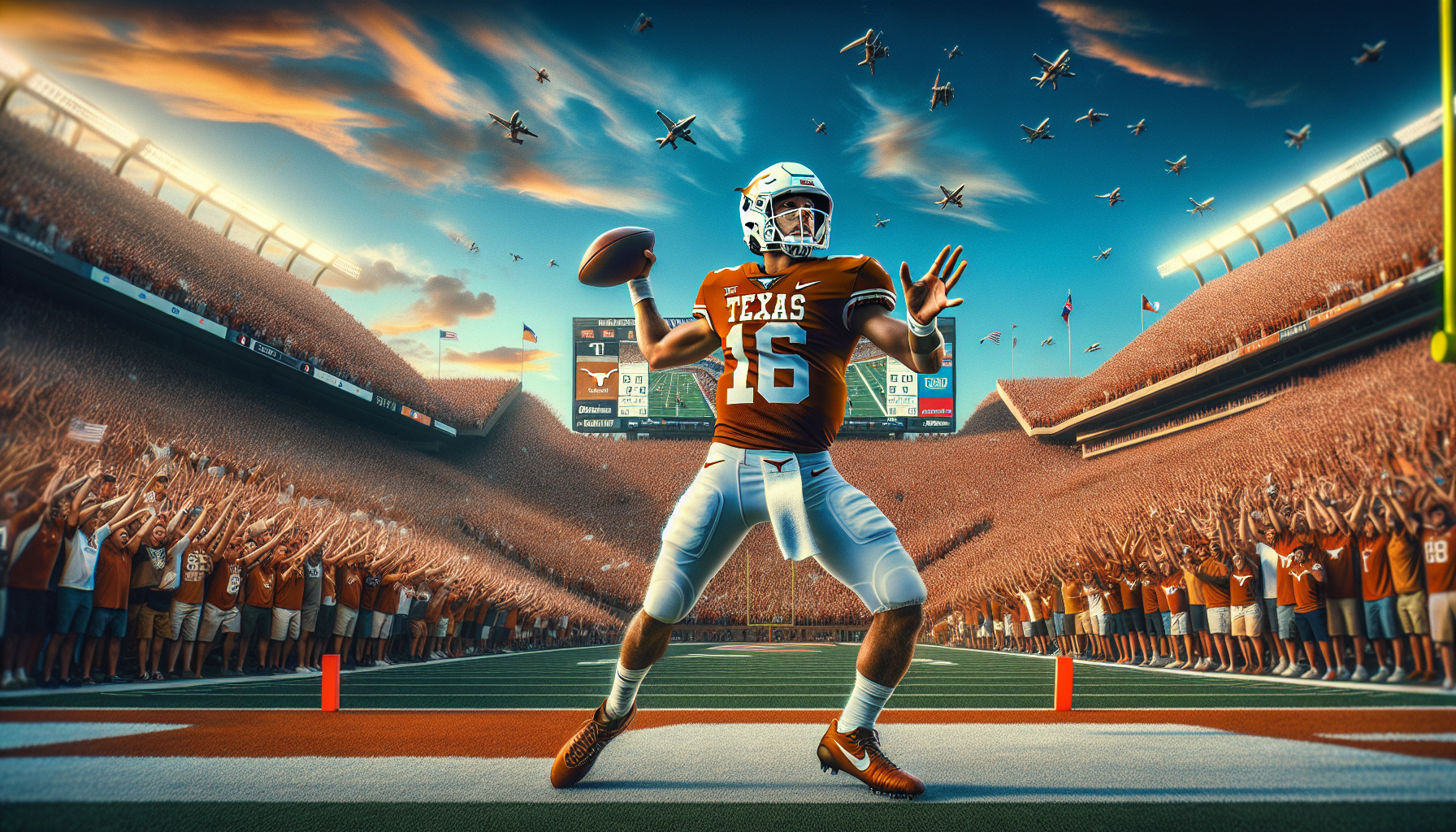 Texas Longhorns' Arch Manning Shines as New Quarterback