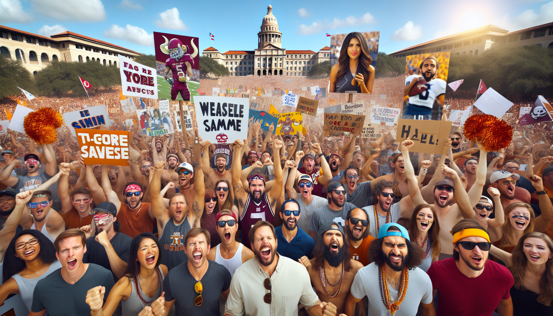 Top College GameDay Signs from Austin - Must-See Highlights