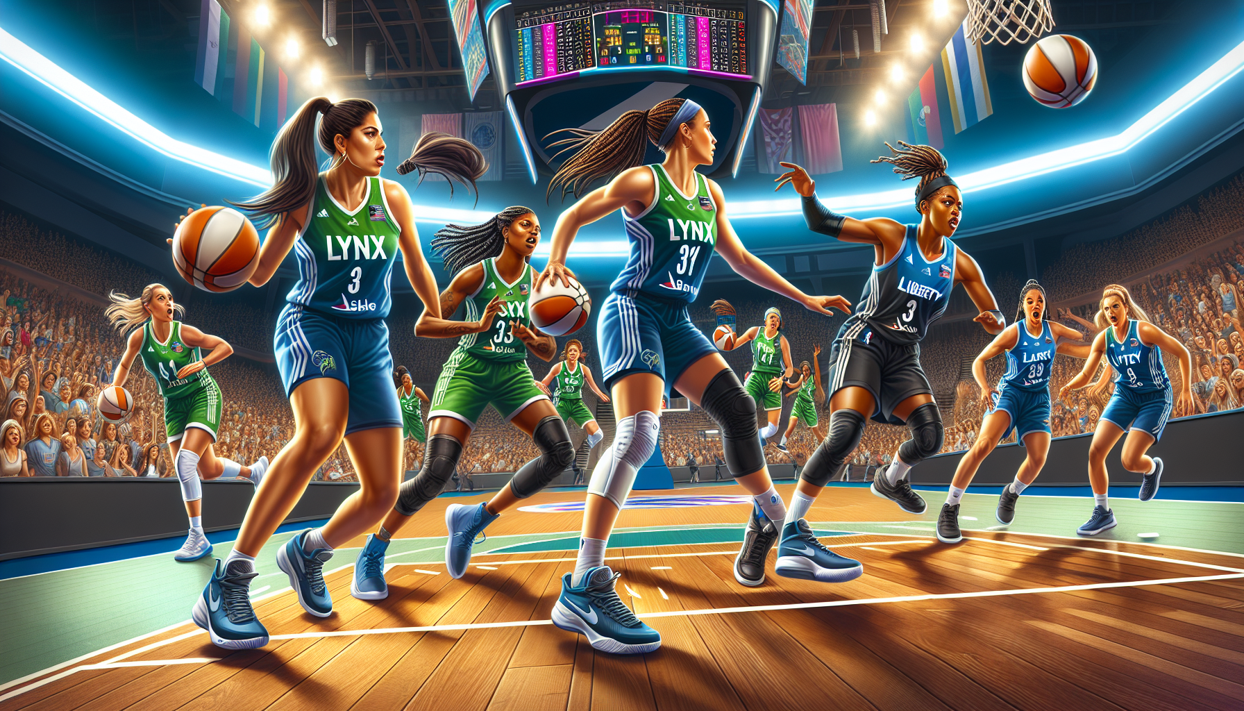 WNBA Showdown: Lynx vs. Liberty in a Thrilling Battle